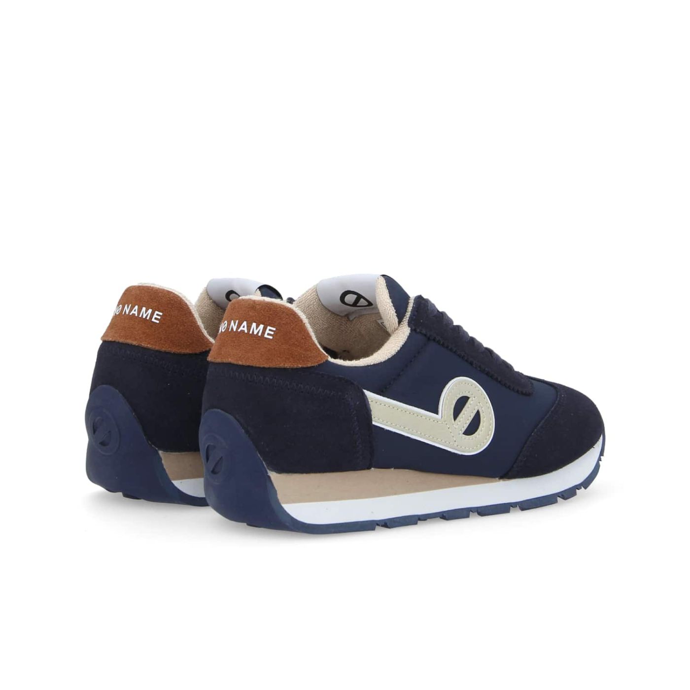 CITY RUN JOGGER  -  SQUARE/SUEDE  - BLU MARINO